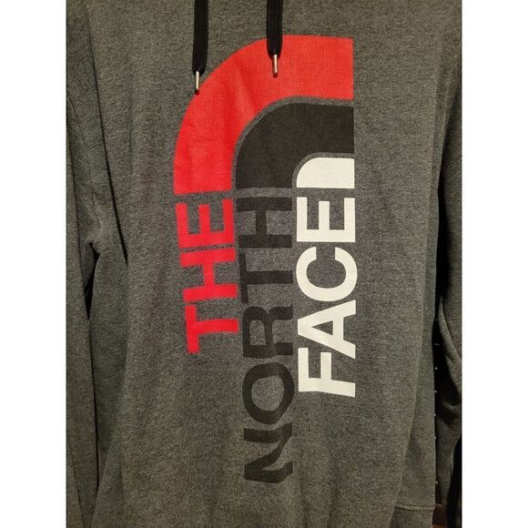 The North Face Men's Dark Grey Trivert Pullover Hoodie- Size L - Picture 2 of 5